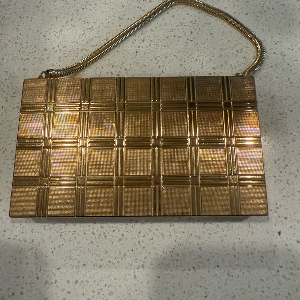 1950s Mid-Century Evans Wristlet Compact Vanity Kit and Cigarette Case